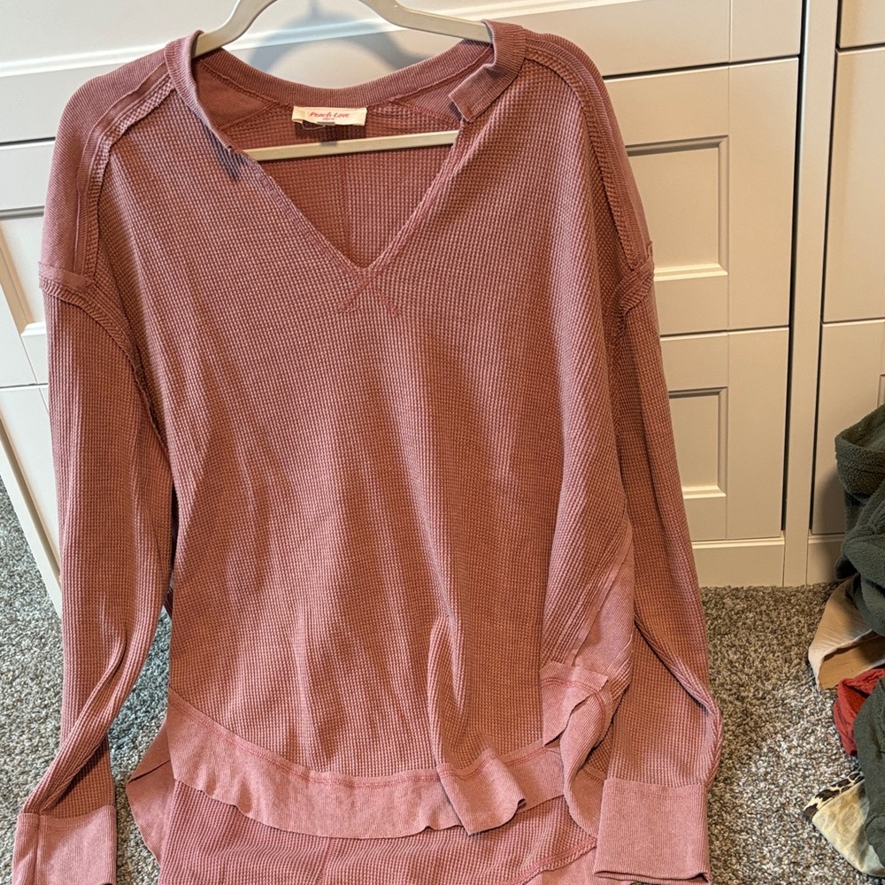 Peach Love Thermal Top